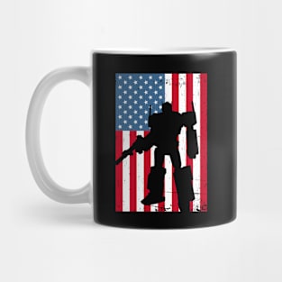 Transformers - GEN 1 - Usa flag 4th of july Mug